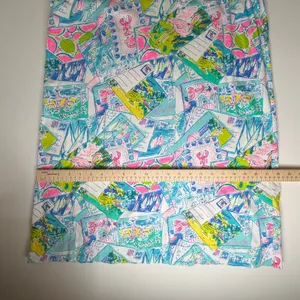 Lilly Pulitzer Laina Dress Large Wish You Were Here Multi Pop Up Preppy Colorful thumbnail 12