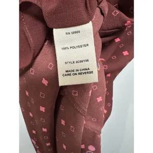 Chelsea‎ & Violet Small Womens Maxi Dress Long Sleeve Burgundy Boho Peasant thumbnail 6