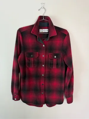 Smartwool Anchor Line Shirt Jacket Small Red Buffalo Check thumbnail 2