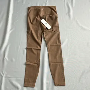 NWT CRZ‎ YOGA Nude Matte Faux Leather Leggings "25 SZ XS thumbnail 8