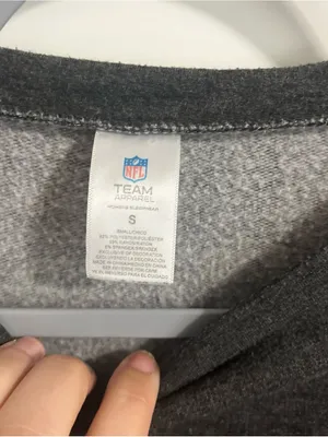 NFL Gray Crewneck Sweatshirt with Red Tampa Bay Buccaneers Appliqué thumbnail 5