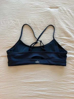 Alo Yoga Airlift Intrigue Bra Navy thumbnail 4