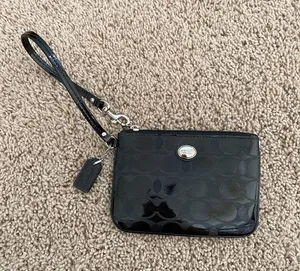 Coach Black  wristlet thumbnail 1
