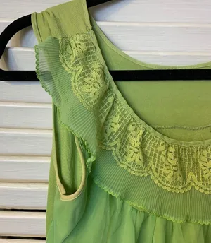 MD vintage frilly green baby doll lingerie thumbnail 5