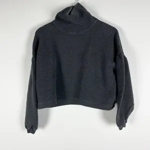 Lululemon Women's Peaceful Moments Pullover Turtleneck Heathered Graphite Grey thumbnail 1