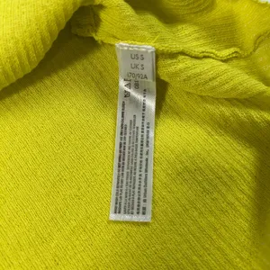 Free People Muscle Up Crop Tank Top In Lime Soda Yellow Size Small thumbnail 6