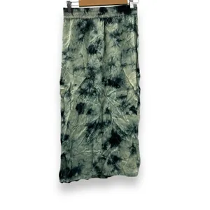 Zara The Batik‎ Blue Tie Dye Pull-On Midi Skirt Sz M thumbnail 2