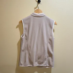 Susan Graver Size XS Beige Sleeveless Fleece Vest thumbnail 4