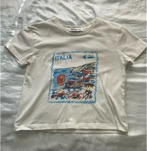 Princess Polly Italia Cropped T-Shirt thumbnail 1
