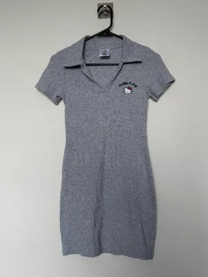 Hello Kitty Gray Polo Dress - Cute Casual Style thumbnail 1