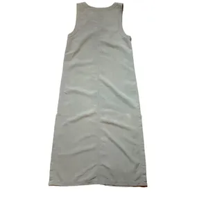 Vintage Directives Olive‎ green sleeveless maxi dress lyocell sz S thumbnail 7