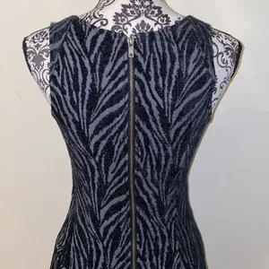 Free People Movement Zebra Print Chenille Textured Drop Waist Mini Dress Si… thumbnail 13
