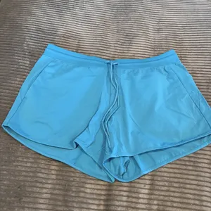 NEW Uniqlo Women Ultra Stretch Dry-Ex Active Shorts LARGE Sky BLUE Athletic thumbnail 3