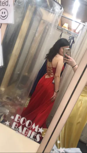Red Prom Dress thumbnail 7