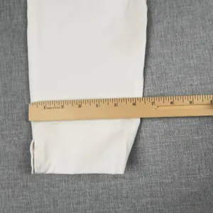 Theory Pants Womens 8 White Ankle Crepe Slim Zip Pockets Stretch 26 Inseam thumbnail 4
