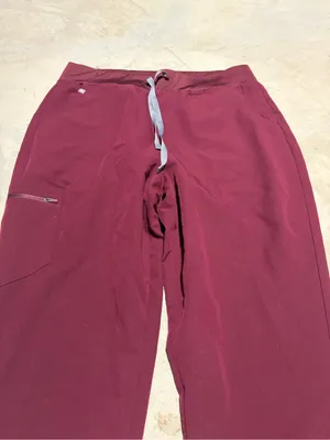 Figs scrub Jogger Pants Burgundy XL/T thumbnail 2