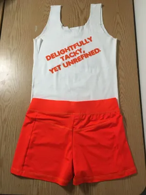 New Hooters Girl Uniform tank and shorts from Clearwater Florida Size Small thumbnail 2