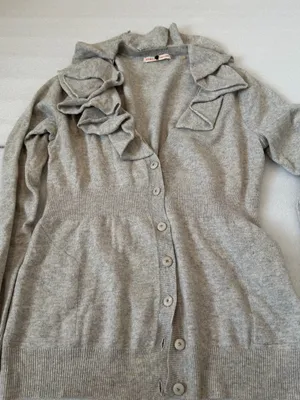 Rebecca Taylor Gray Sweater thumbnail 1
