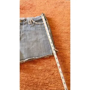 L.A. Blues Denim Shorts Size 10 Light Wash Frayed Trim Raw Hem Vintage thumbnail 6
