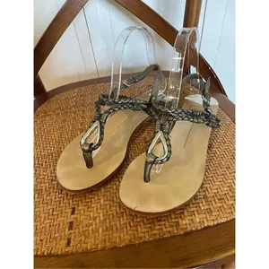 Dolce vita Dixon pewter braided strap sandals 8.5 thumbnail 3