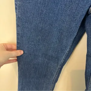 Abercrombie & Fitch Blue Wash Ultra High Rise Ankle Straight Curve Love Size 00 thumbnail 4