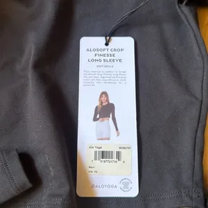 Alosoft Crop Finesse Long Sleeve thumbnail 2