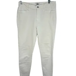 Paige‎ Hoxton Ankle High Rise Skinny Jeans Light Ecru Off White Size 29 thumbnail 8