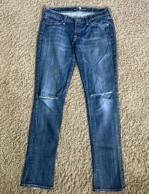 7FAM Joyce size 29 blue jeans thumbnail 1