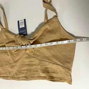 Universal Threads *NEW* Smock Back Tie-Front Crop Tank Top thumbnail 7