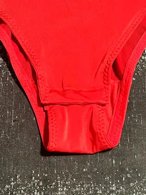 Womens medium Black Fuschia red lace-accented bodysuit-"lingerie as outerwear" thumbnail 7