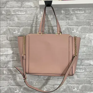 Steve Madden Pink Leather Tote Bag thumbnail 3