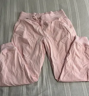lululemon pink lightweight jogger pants thumbnail 1