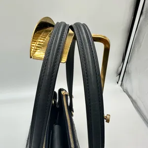 Coach Stanton Carryall handbag in stamped snakeskin leather Dark blue thumbnail 6