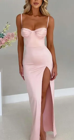Babyboo Alora Maxi Dress Blush thumbnail 1