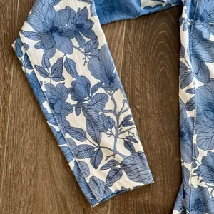 Walter Hagen Performance 11 UPF Suncover Top 1/4 Zip Golf Blue Floral Small NEW thumbnail 3