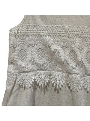 99 Jane Street White Lace Tank Top Women's thumbnail 3