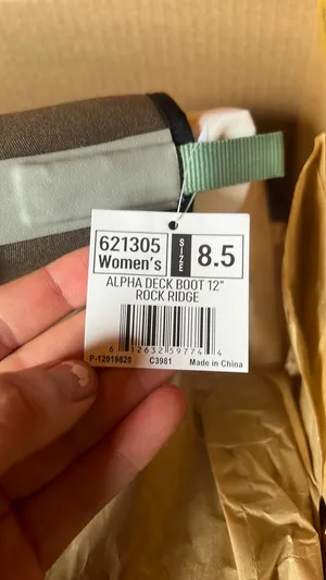 Lacrosse Alpha Deck Boot 12” Rock Ridge Gray Size 8.5 thumbnail 4