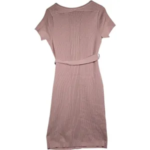 Torrid Knit Belted Midi Dress Dusty Rose‎ Short Sleeve Pockets Size 0 thumbnail 2
