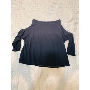 We the Free People XS Lily ombre dip dye cold shoulder tee top TB2 3407 thumbnail 9