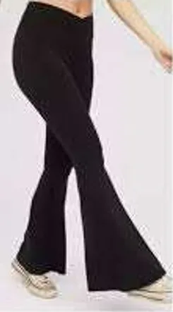 OFFLINE By Aerie Real Me High Waisted‎ V-Shape Crossover Waist Flare Leggings M thumbnail 1