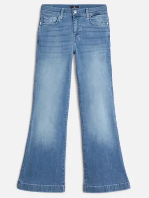 7 For All Mankind Tailorless Dojo Jeans Flare Leg Trouser Size 26 thumbnail 3