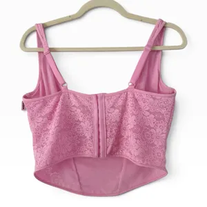 NWT Victoria Secret Pink Corset Lace Tank Top Size XL￼ thumbnail 2