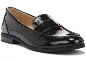 Naturalizer Black Patent Leather Milo Slip On Loafers thumbnail 1
