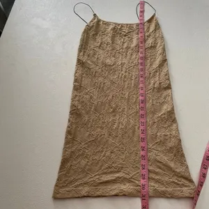 Free People Intimately Seamless Slip Dress | Nude Beige Textured Bodycon Midi M/ thumbnail 4