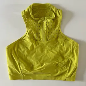 Lululemon Unleash Strength Bra Medium Support Yellow Serpentine Sports Bra thumbnail 3