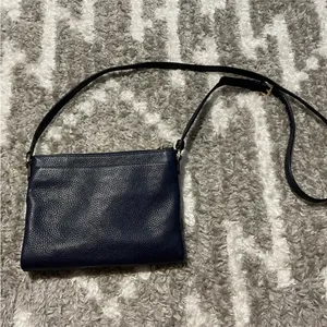 Michael Kors Fulton East West Crossbody Bag in Navy Blue thumbnail 8