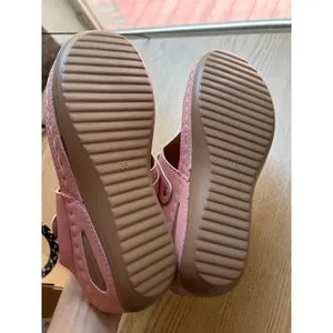 New Women's🌸slip in sandals Slide Light Pink size 5.5-6 thumbnail 5