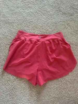 Lululemon Red Fast and Free Shorts thumbnail 3