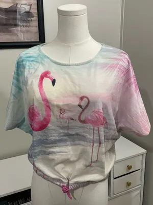 H&M Flamingo Top (12-14Y) Girls thumbnail 1
