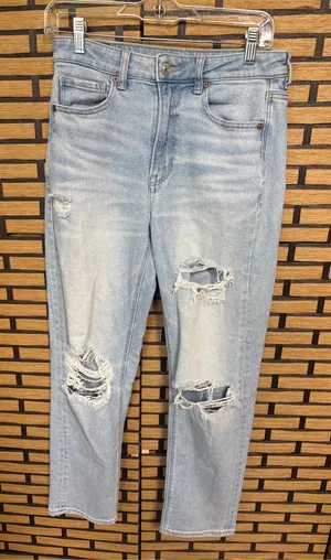 American Eagle Mom Straight Jeans Size 6 thumbnail 1